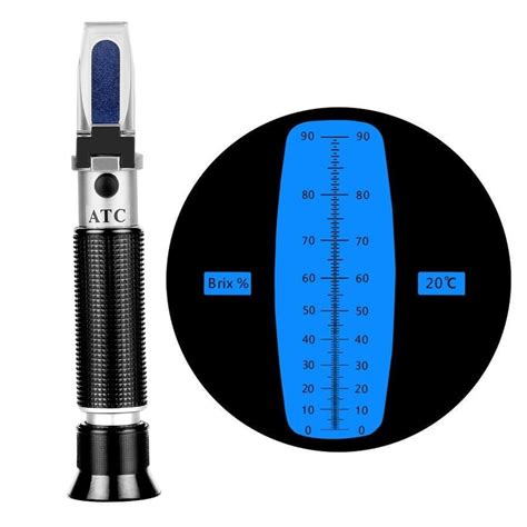 hand held refractometer amazon|handheld brix refractometer.